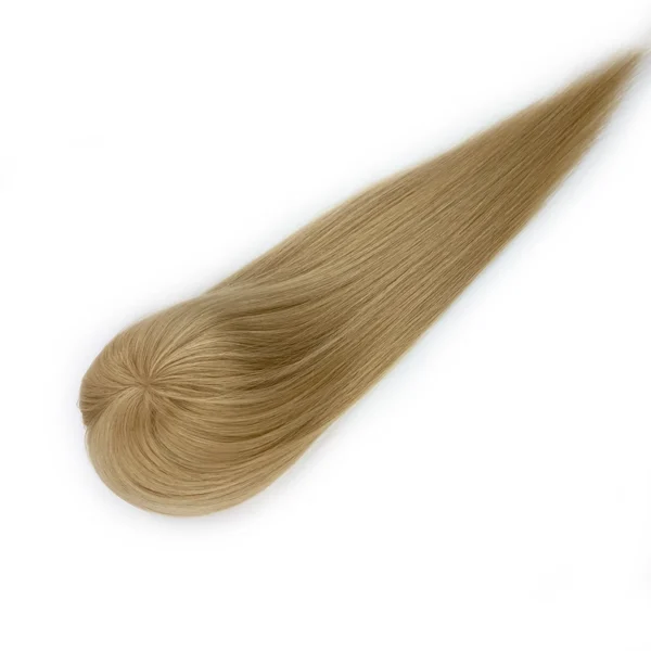 3x5 silk base luxury hair toppers dirty blonde hair