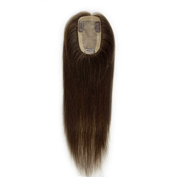 crown topper dark brown hair