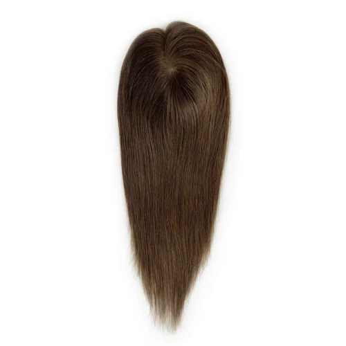 3x5 Silk Base Hair Topper Dark Brown Color 2