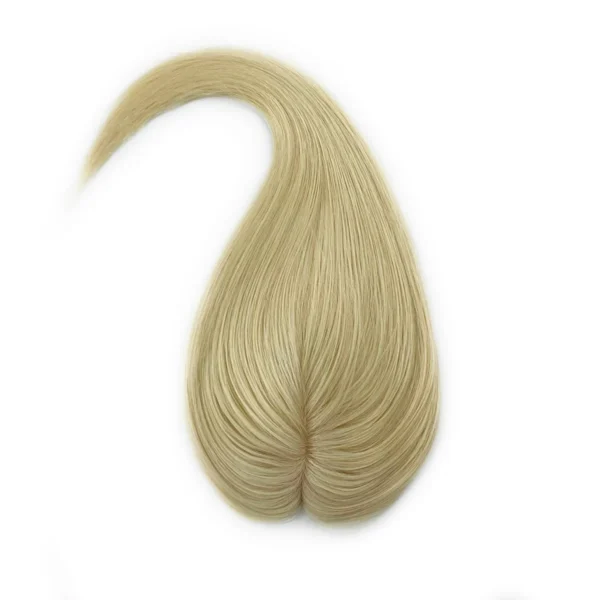blonde hair toppers 3x5 silk base color 613
