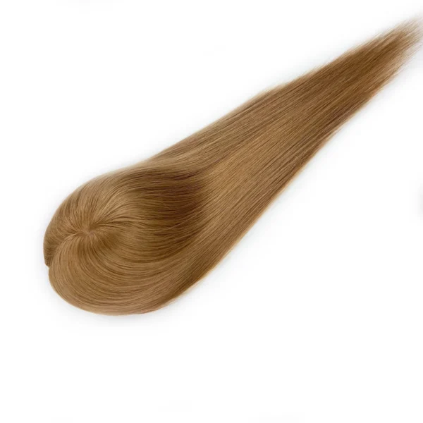 golden brown hair silk base hair toppers color 8