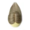 human hair topper with highlights color #fa
